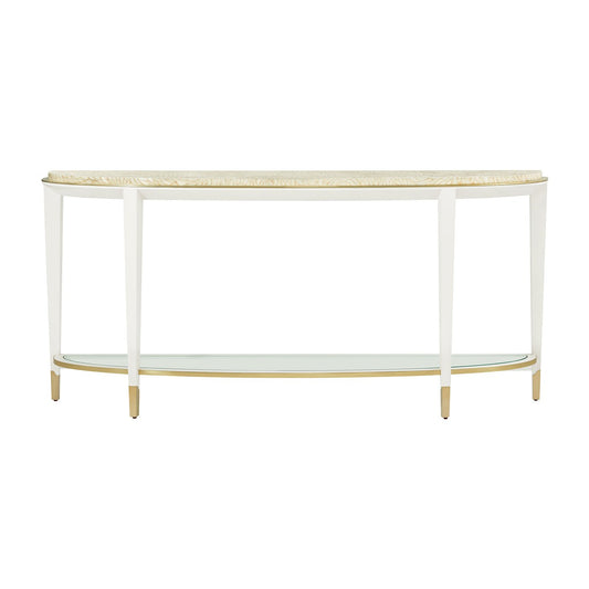 Console demi-lune Hollywood Regency