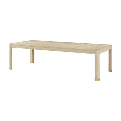 Table à manger Hollywood Regency - Finition claire