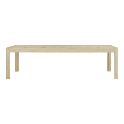 Table à manger Hollywood Regency - Finition claire