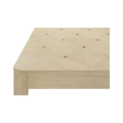 Table à manger Hollywood Regency - Finition claire