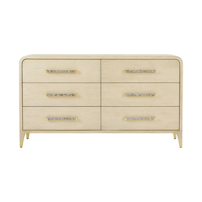 Commode Hollywood Regency - Bois clair
