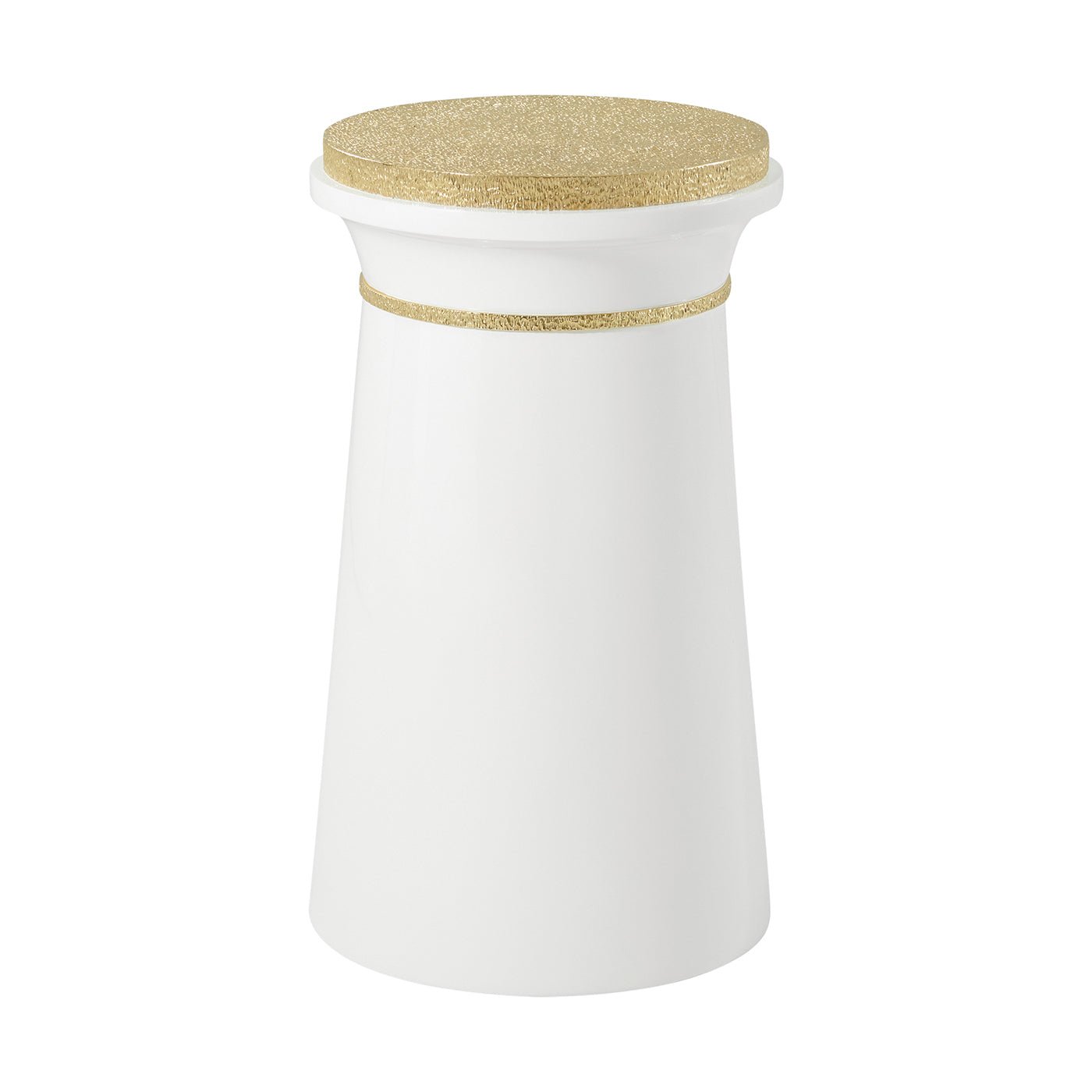 Table d'appoint ronde Hollywood Regency