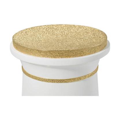 Table d'appoint ronde Hollywood Regency