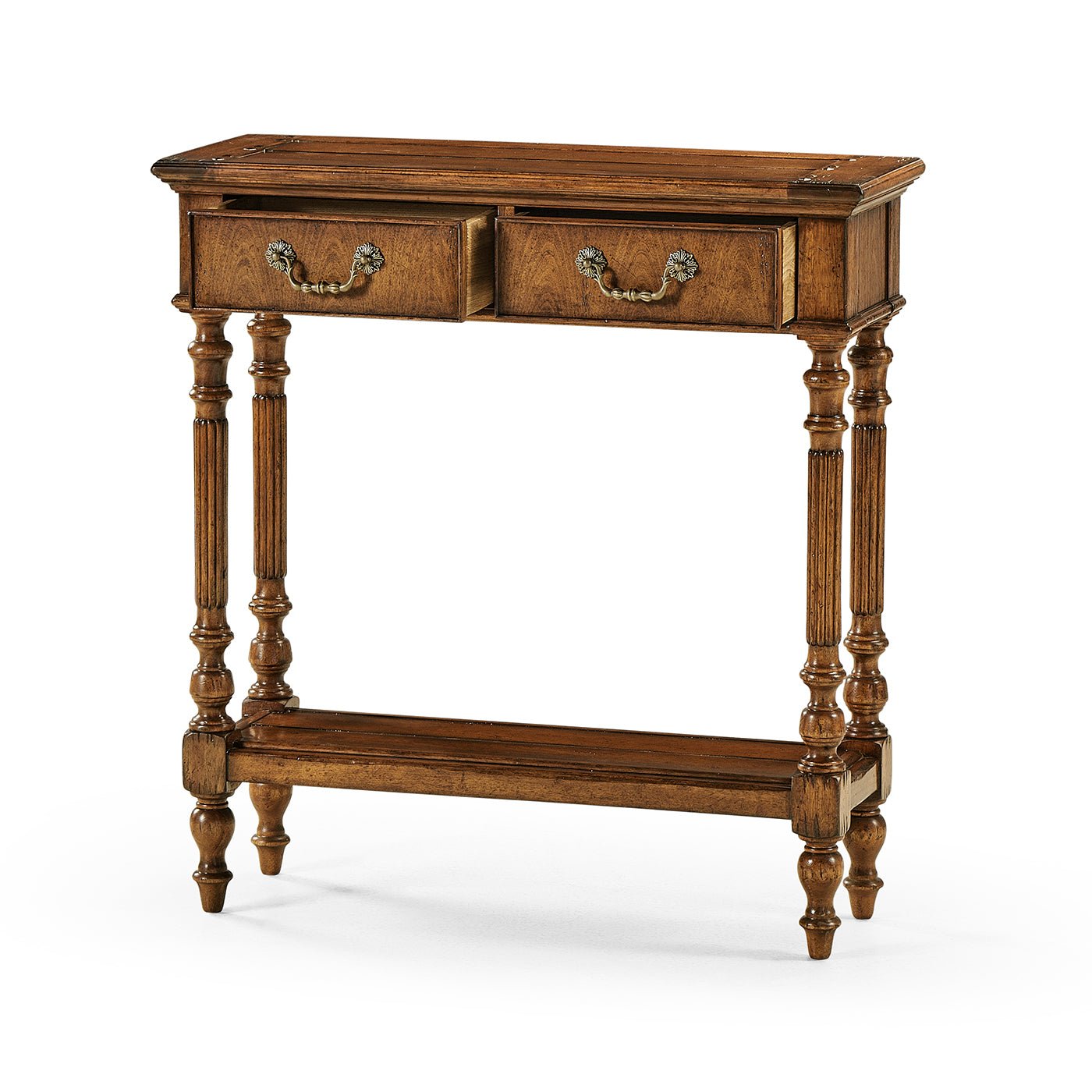 Jacobean Short Narrow Console Table