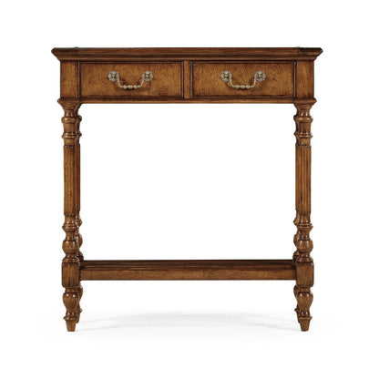 Jacobean Short Narrow Console Table