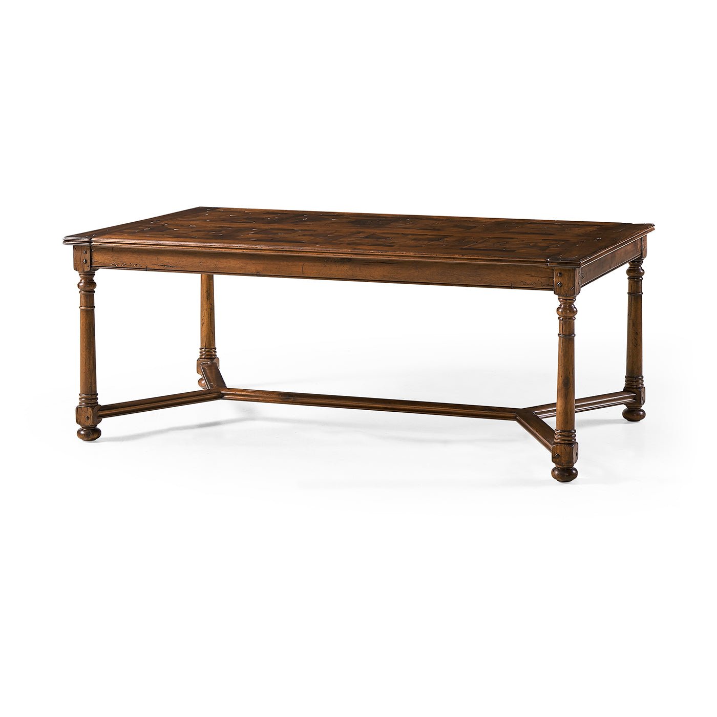 Jacobean Walnut Rectangular Coffee Table