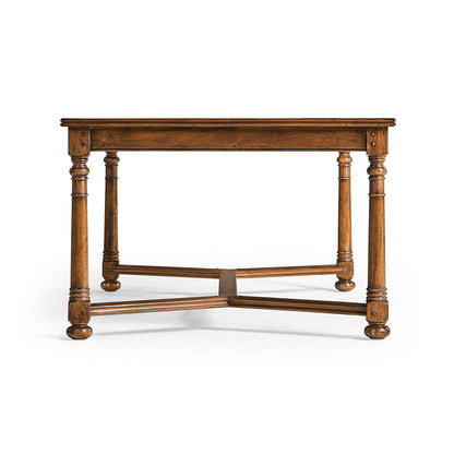 Jacobean Walnut Rectangular Coffee Table