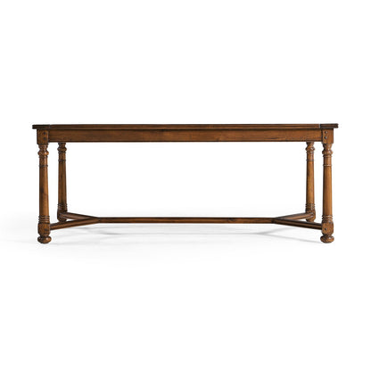 Jacobean Walnut Rectangular Coffee Table