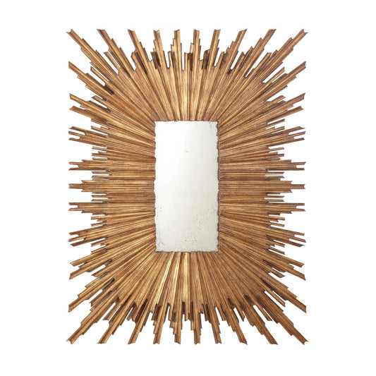 Large Gold Sunburst Mirror