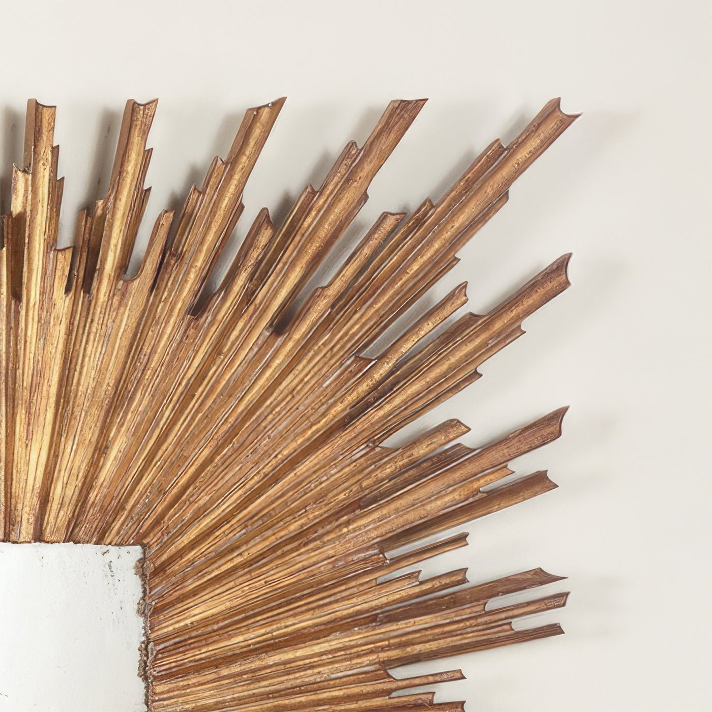 Large Gold Sunburst Mirror