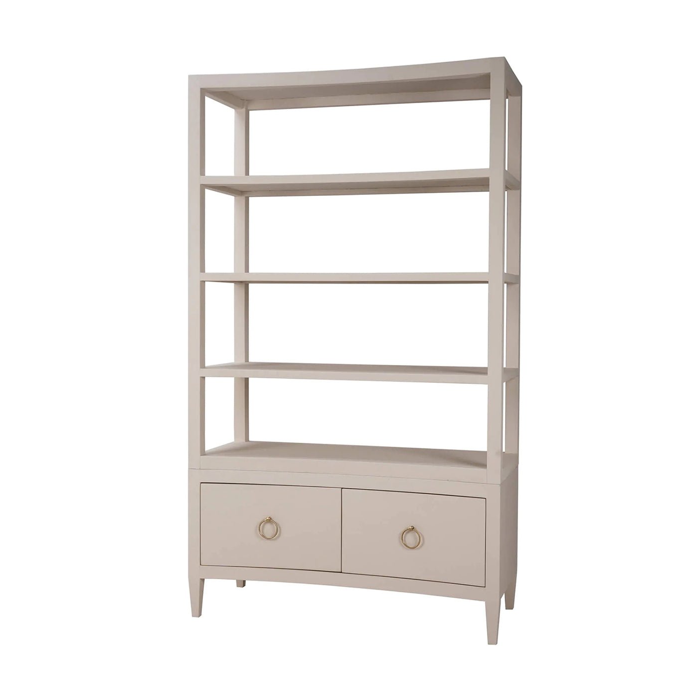 Grande étagère enveloppée de lin - Putty Linen
