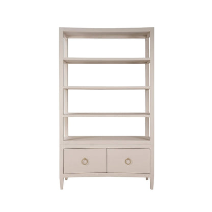 Grande étagère enveloppée de lin - Putty Linen