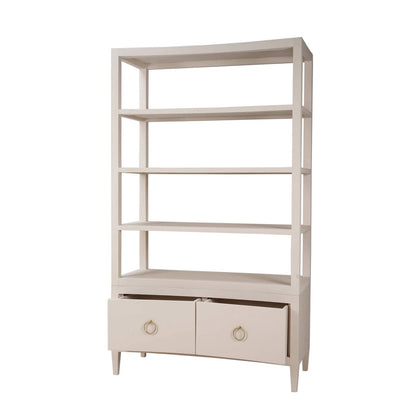 Grande étagère enveloppée de lin - Putty Linen