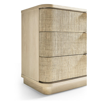 Large Modern Woven Nightstand