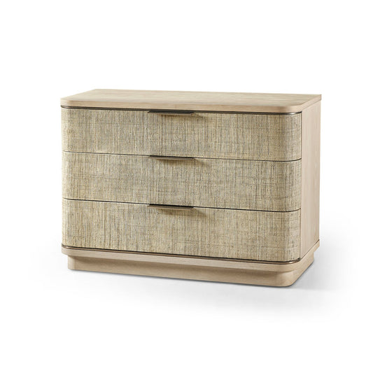 Large Modern Woven Nightstand