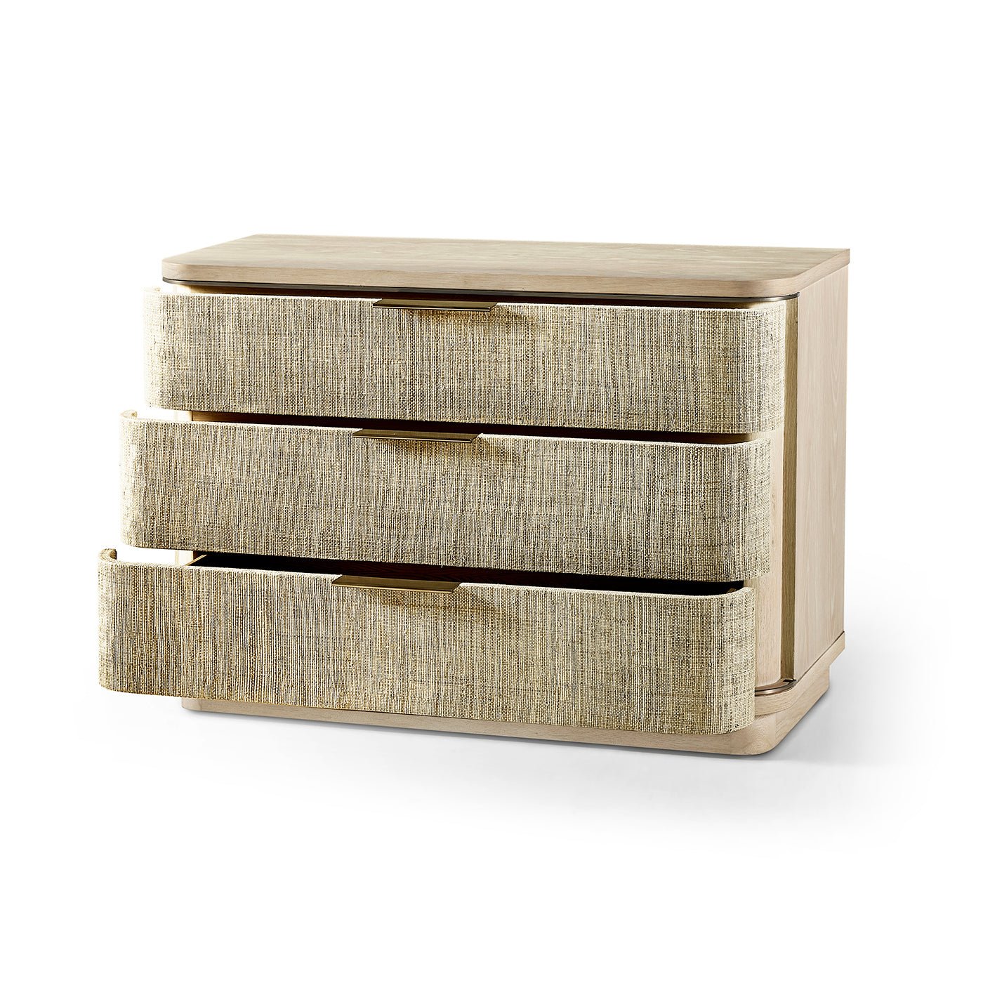 Large Modern Woven Nightstand