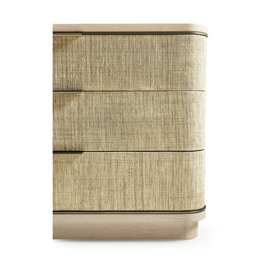 Large Modern Woven Nightstand