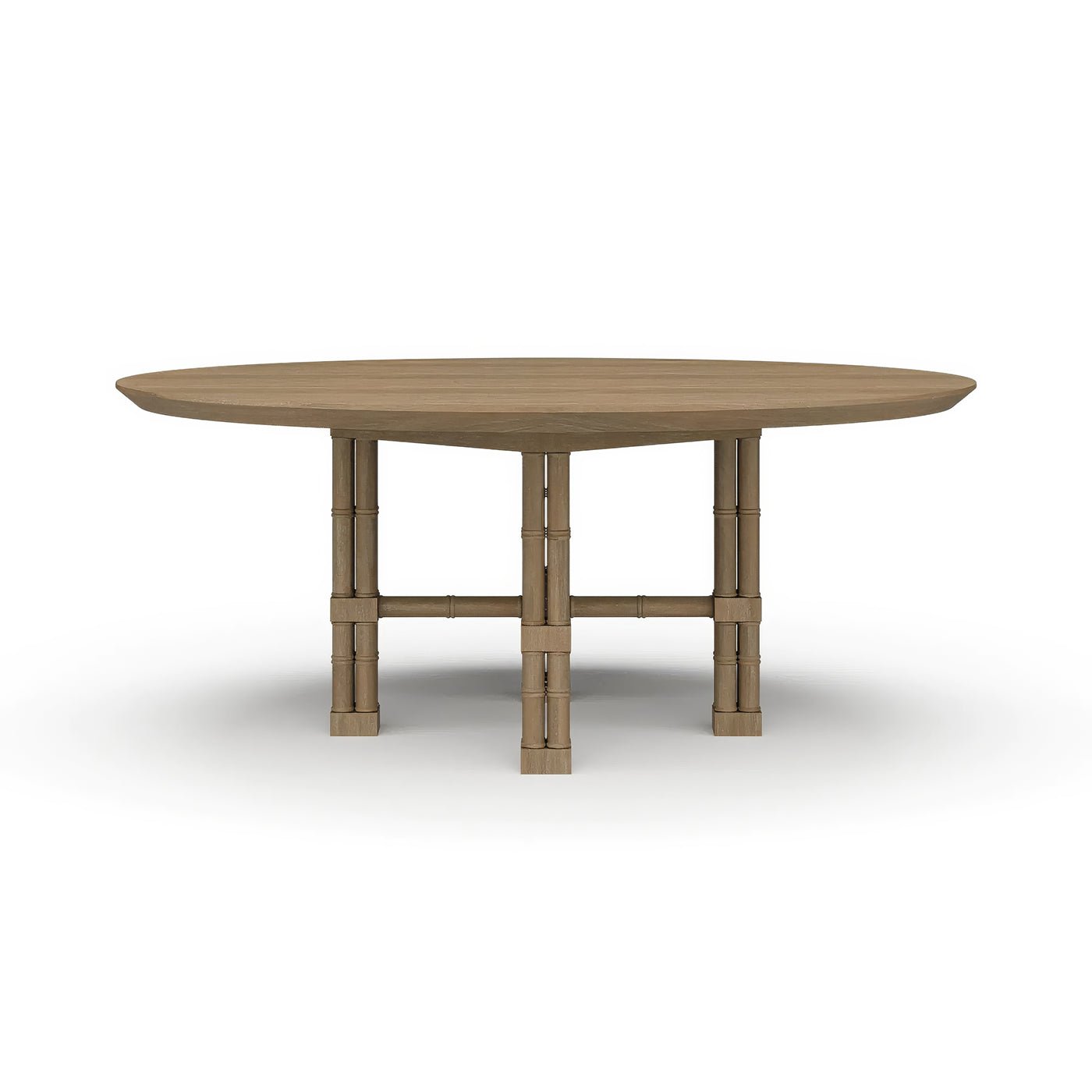 Grande table à manger ronde Palm Beach Regency