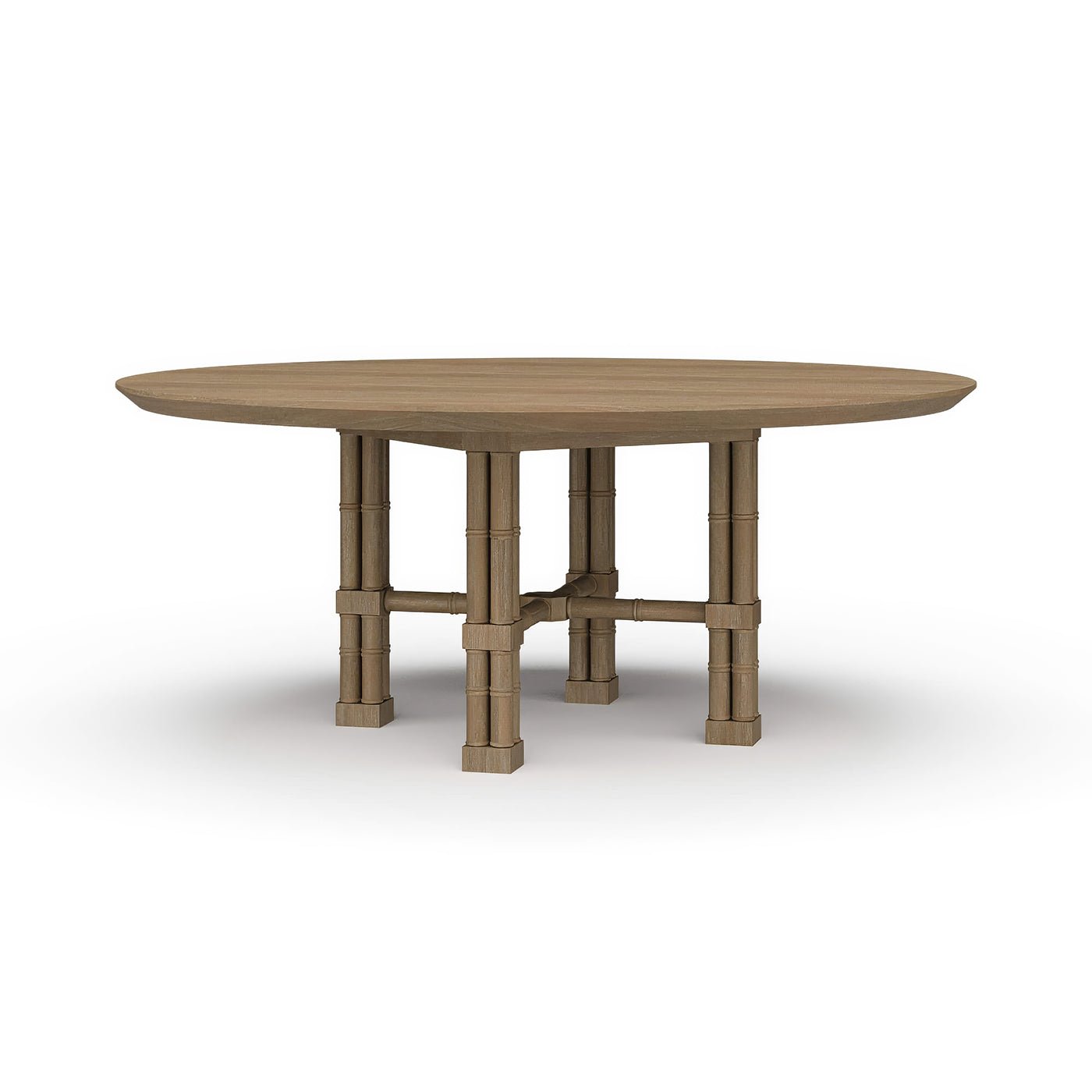 Grande table à manger ronde Palm Beach Regency