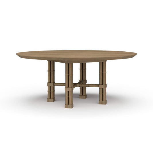 Grande table à manger ronde Palm Beach Regency