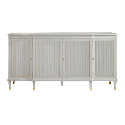 Large Regency Parcel Gilt Credenza