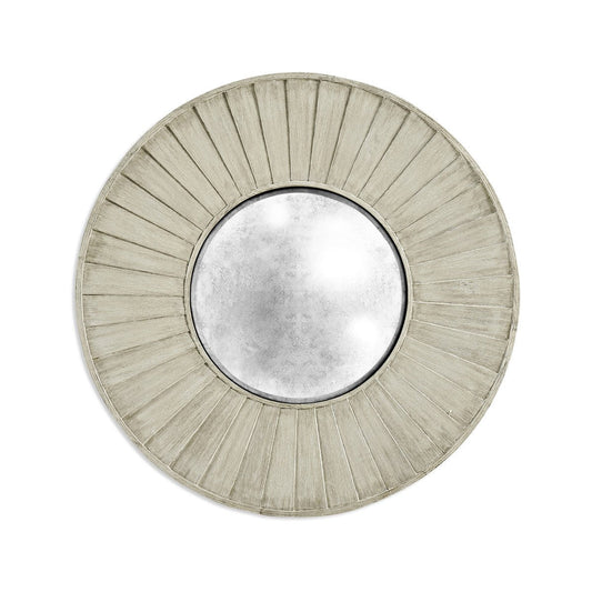 Large Rustic Round Mirror