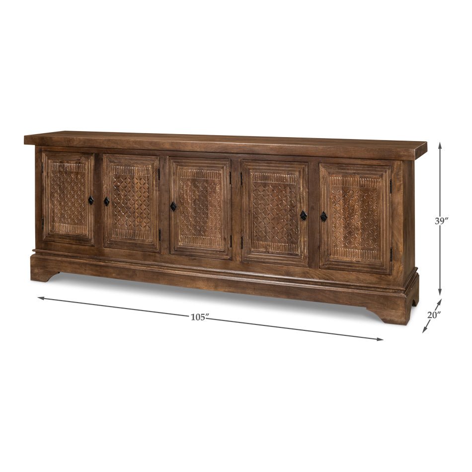 Grand buffet rustique
