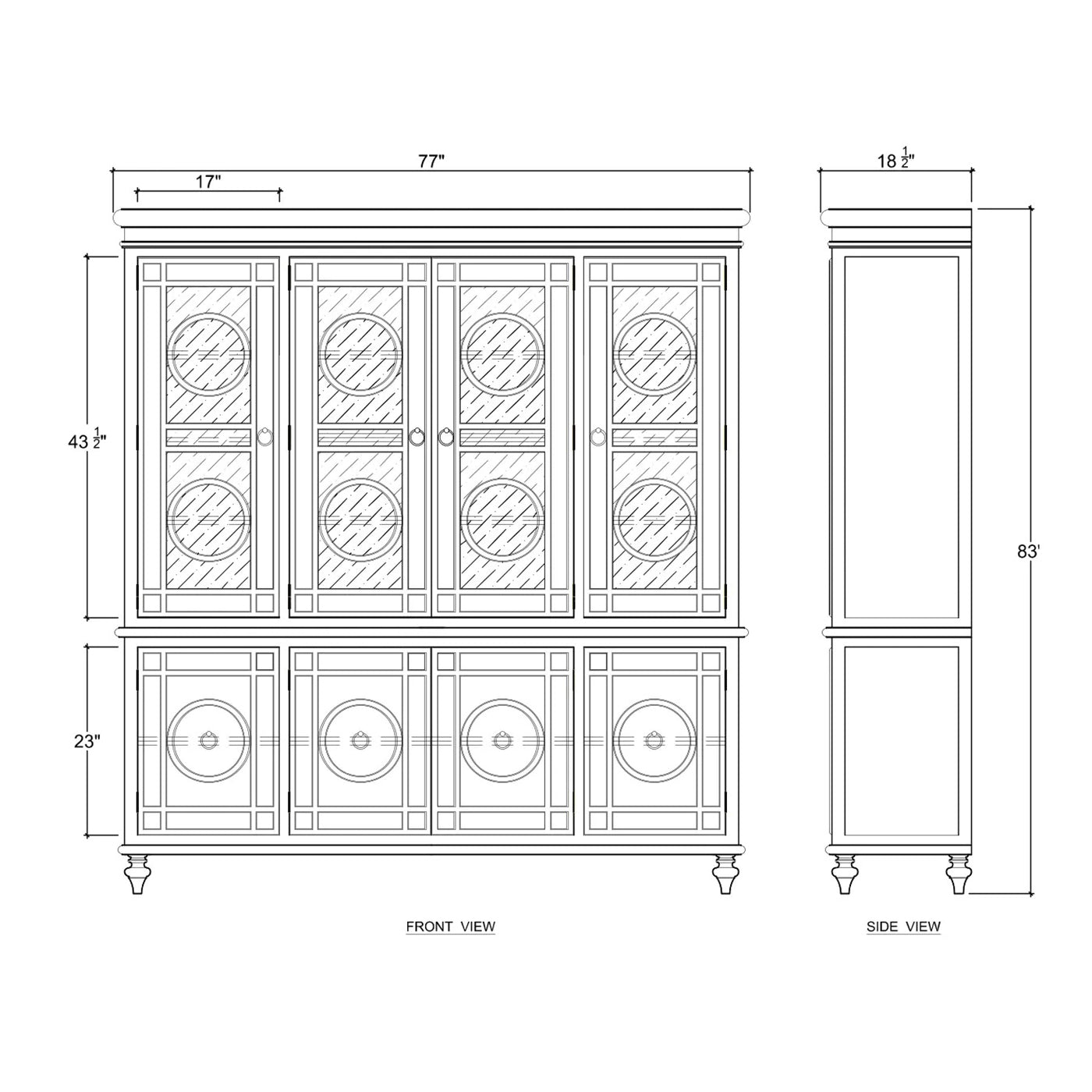 Grande vitrine de style sudiste