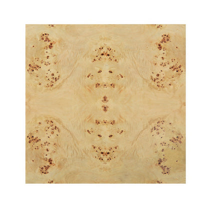 Light Burl Wood End Table