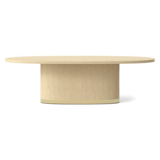 Table à manger ovale Hollywood Regency légère