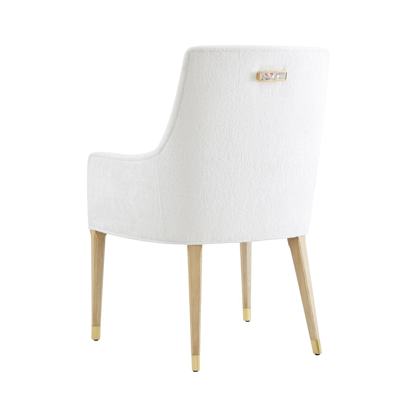 Fauteuil rembourré léger Hollywood Regency