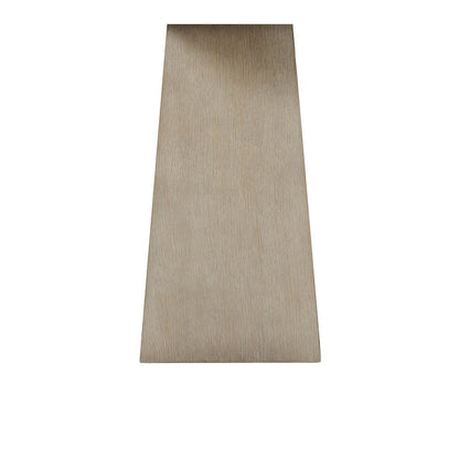 Light Oak Modern Quartz Top Console Table
