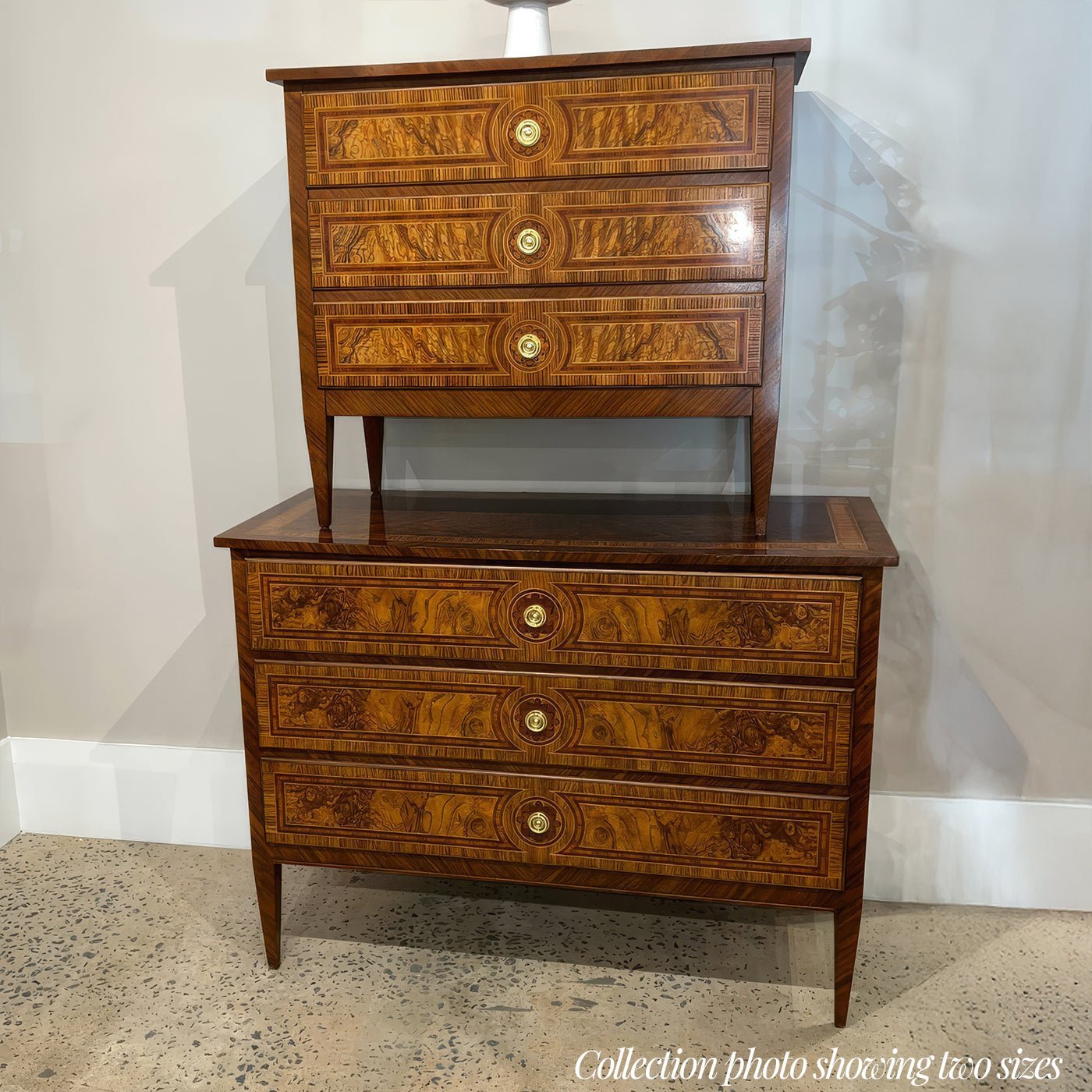 Louis XVI Style Burl Chest