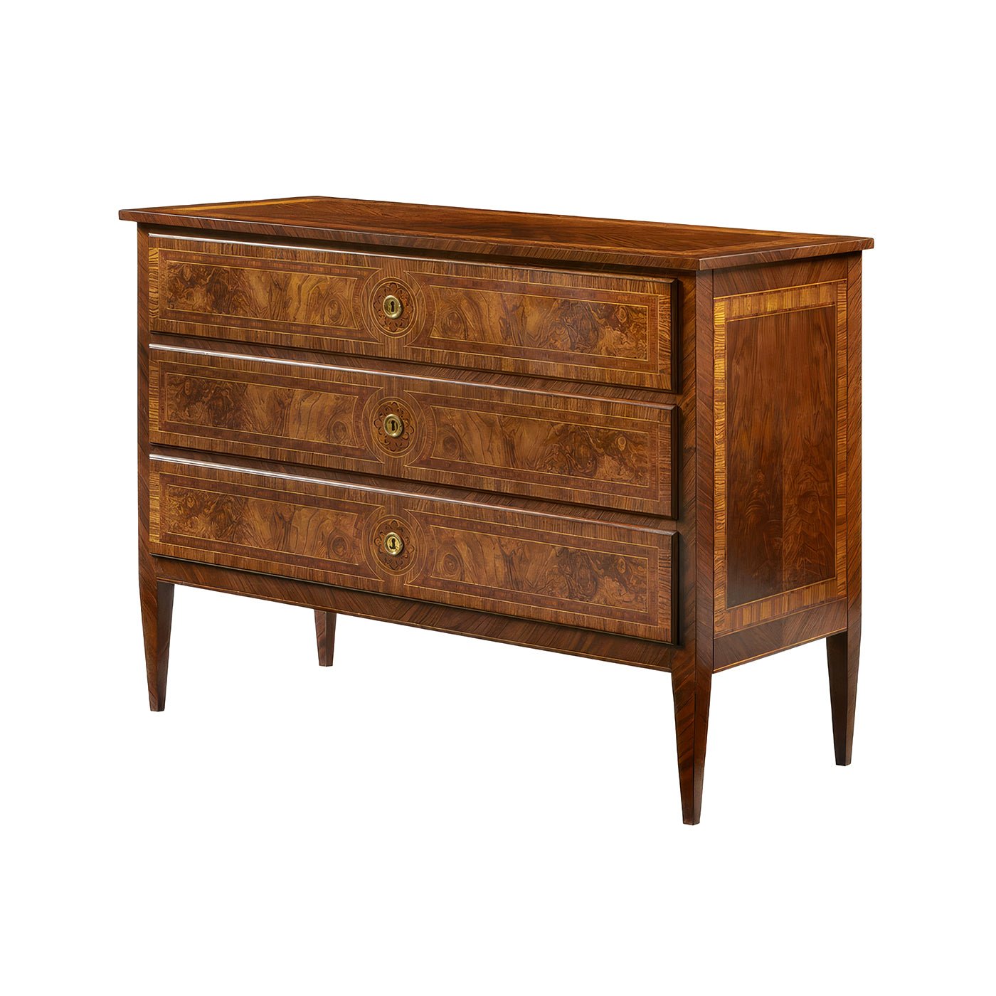 Louis XVI Style Burl Chest