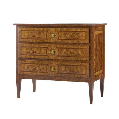 Louis XVI Style Burl Nightstand