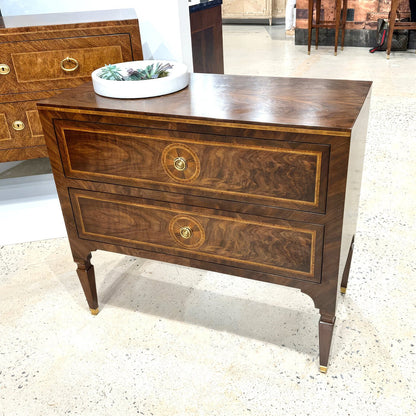 Louis XVI Style Inlaid Bedside Chest