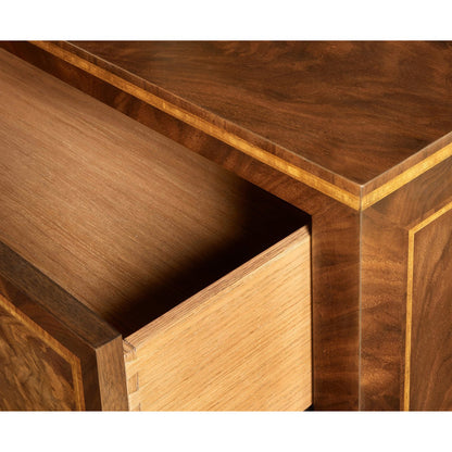 Louis XVI Style Inlaid Bedside Chest