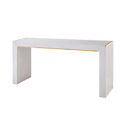 Mid Century Large White Console