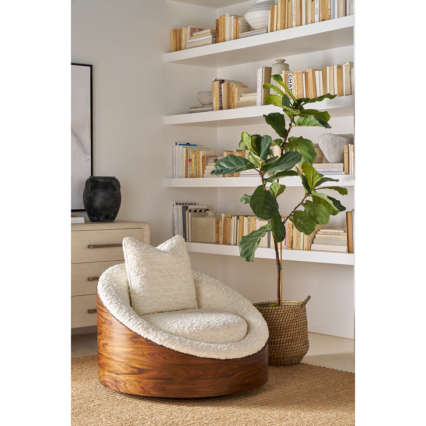 Fauteuil de salon du milieu du siècle