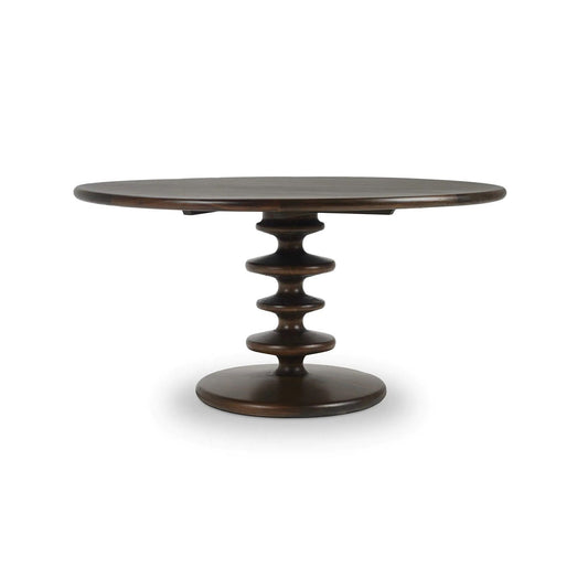 Table à manger ronde moderne du milieu du siècle