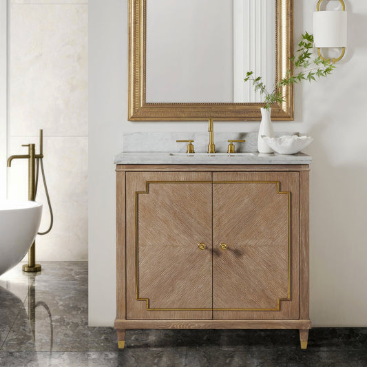 Mid Century Oak Bathroom Vanity