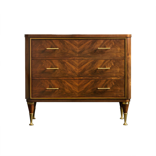 Mid Century Walnut Bedside Chest