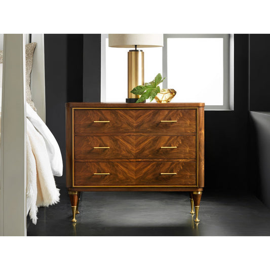Mid Century Walnut Bedside Chest