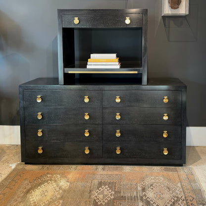 Modern Black Nightstand