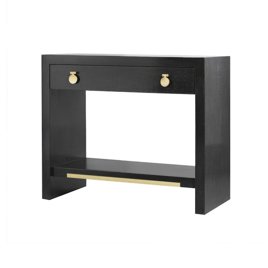 Modern Black Nightstand