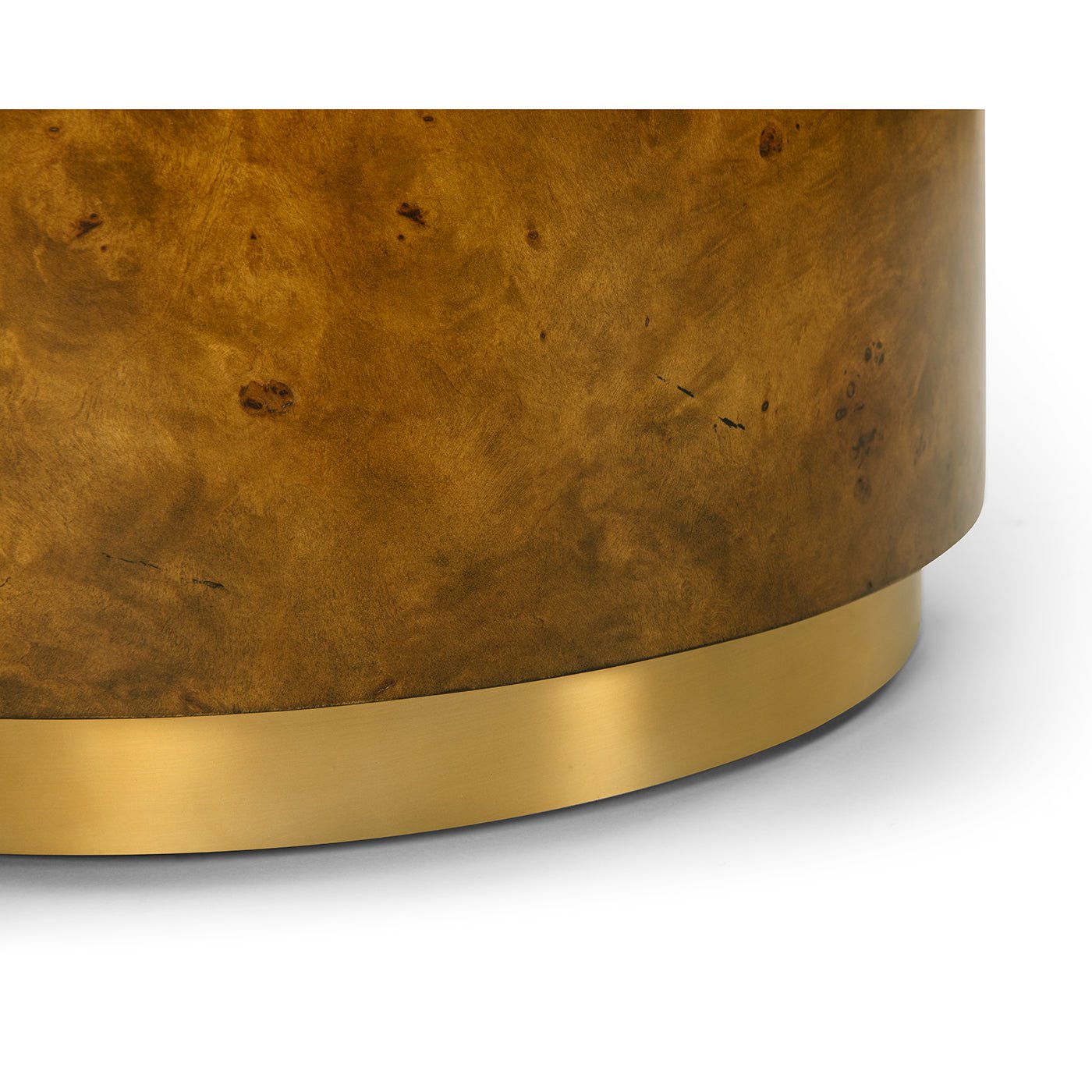 Table d'appoint ronde moderne en ronce