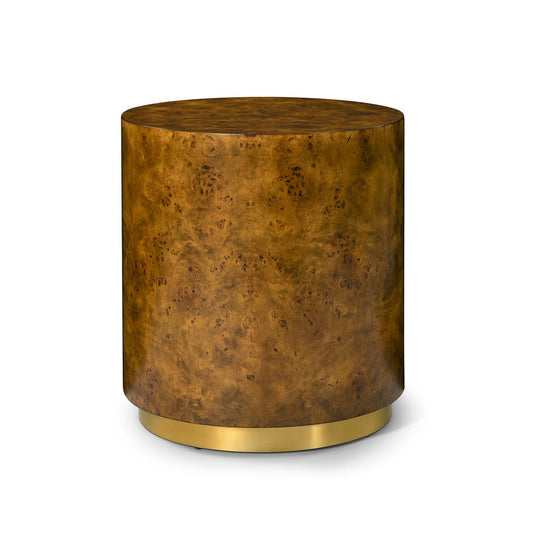 Table d'appoint ronde moderne en ronce