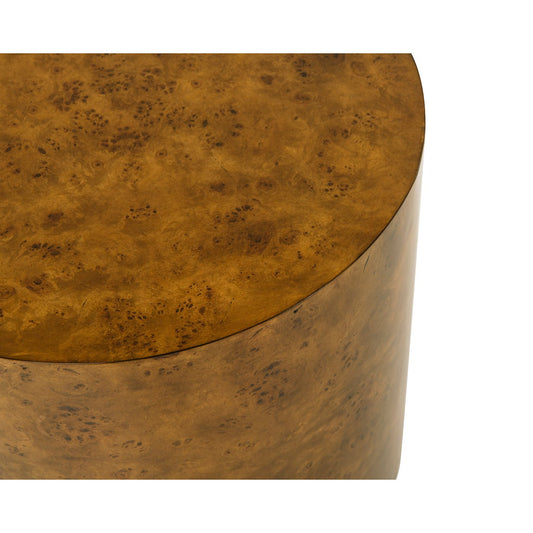 Table d'appoint ronde moderne en ronce