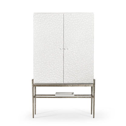 Modern Coastal Bar Cabinet