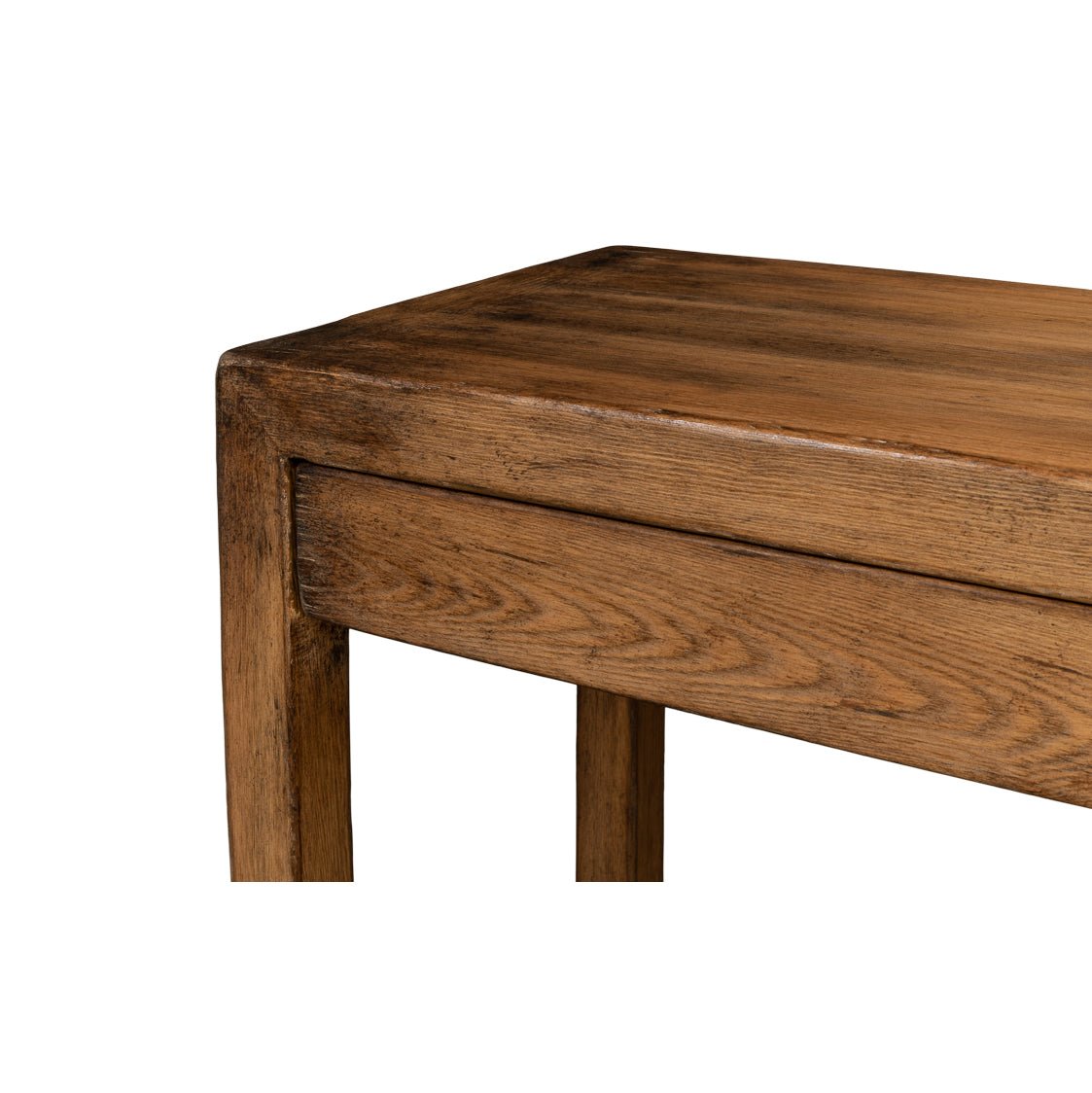 Console de style ferme moderne - Finition noyer